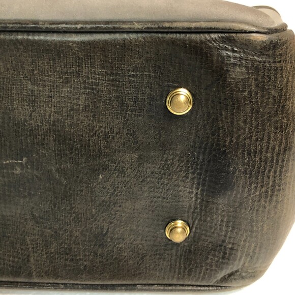 Dooney and Bourke Suede Gray Leather Strap Vintage Shoulder Bag - Picture 13 of 16